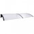 Marquesina para puerta PC negro y transparente 240x80cm Vida XL