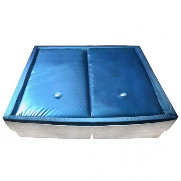 Colch&oacute;n de cama de agua con forro y divisor 200x200cm F3 Vida XL
