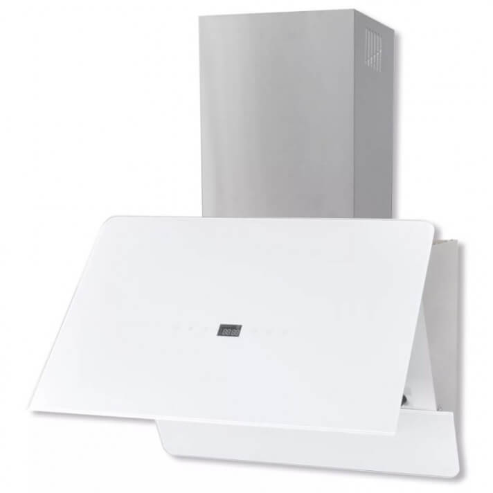 Campana extractora cristal templado blanco 600mm Vida XL