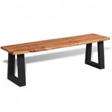 Banco de madera de acaciamaciza 145cm Vida XL