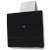 Campana extractora vidrio templado negro con pantalla 600mm Vida XL