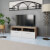 Mueble para la televisión aglomerado blanco y roble 95x35x36cm Vida XL