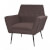 Sillón de acero y telamarrón Vida XL