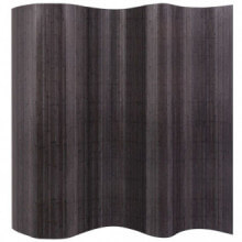Biombo divisor de bambú gris 250x195cm Vida XL