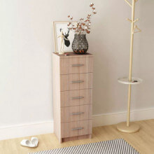 Sinfonier de madera aglomerada 41x35x108cm color roble Vida XL
