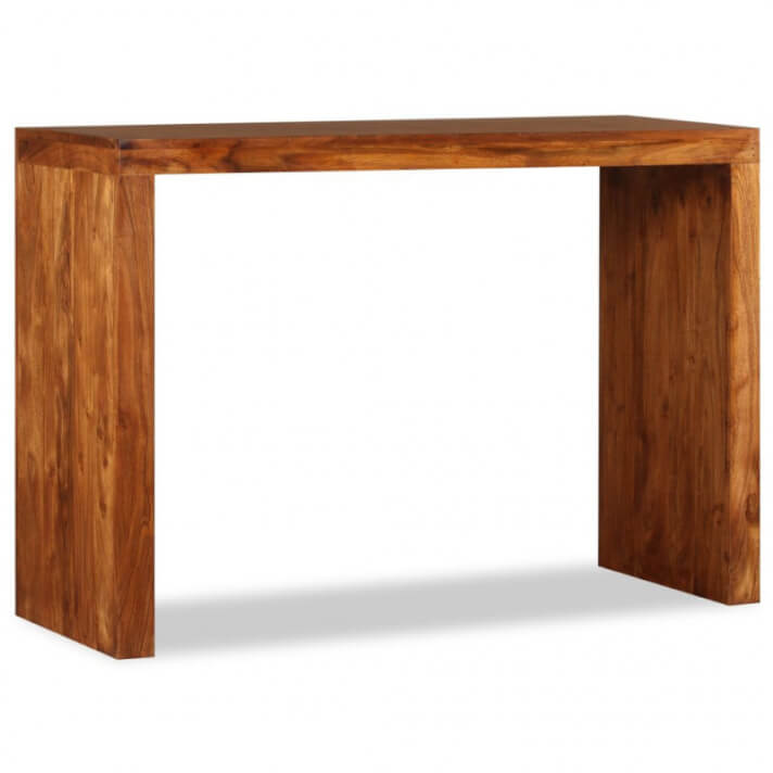 Mesa consola de madera maciza acabado de sheesham 110x40x76cm Vida XL