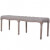 Banco de madera maciza y lino gris claro 150x40x48cm Vida XL