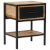 Mesita de noche de madera maciza de mango 40x30x50cm Vida XL