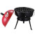 Barbacoa para camping rojo de carbón Outsunny