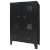 Armarioetálico de estilo industrial 67x35x107cm negro Vida XL