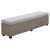 Banco de hierbaarina 140x29x36cm gris Vida XL