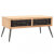 Mesa de centro de madera maciza de abeto 115x55x50cm Vida XL
