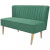 Sofá de tela verde 117x55,5x77cm Vida XL
