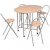 Conjunto de comedor plegable 5 piezasDF Vida XL