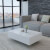 Mesa de centro rectangular blanco con brillo Vida XL