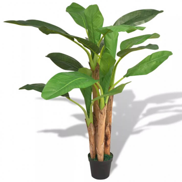 &Aacute;rbol bananero artificial conacetero 175cm verde Vida XL