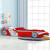 Cama con forma de coche de carreras para niños roja 90x200cm Vida XL