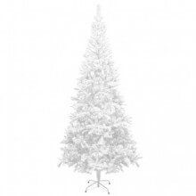 Árbol de Navidad artificial L 240cm blanco Vida XL