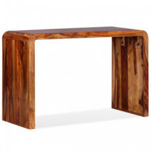 Aparador/Escritorio de madera maciza de sheeshamarrón Vida XL