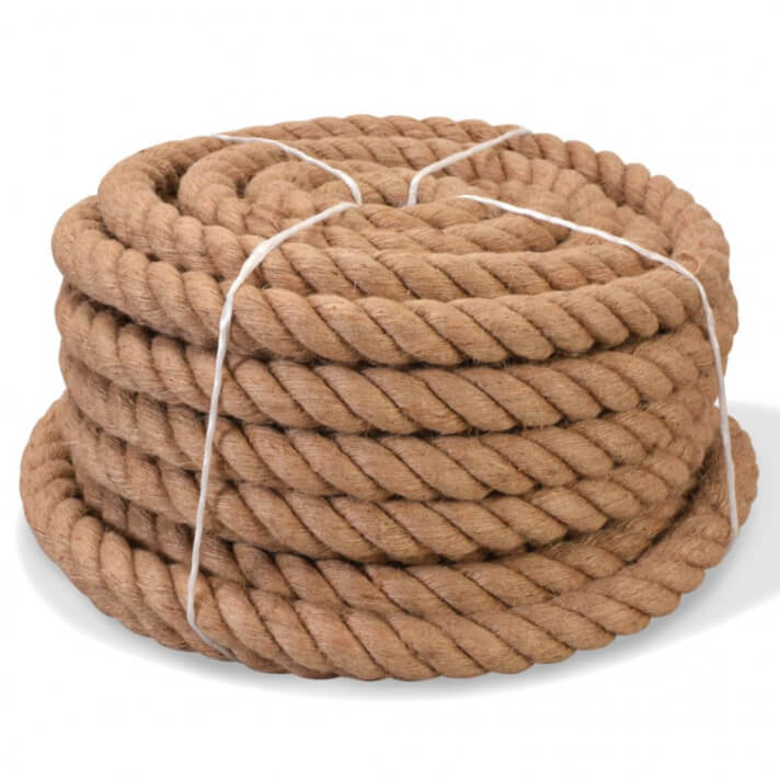 Cuerda 100% yute 10mm 250 Vida XL