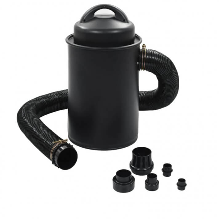 Colector de polvo con adaptador negro 1100 W Vida XL