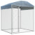 Perrera de exterior con toldo 2x2x2,1 Vida XL