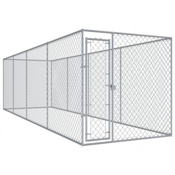Perrera de exterior 7,6x1,9x2 Vida XL
