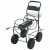 Carrito deanguera para jardín conector de 1/2" acero verde Vida XL