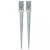 Picas de tierra 2 uds acero galvanizado plateado 8x8x76 cm Vida XL