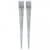 Picas de tierra 2 uds acero galvanizado plateado 10x10x91 cm Vida XL