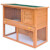 Casa de animales pequeños jaula conejera 1 puerta madera Vida XL