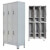 Armario taquilla con 6 compartimentos acero gris 90x45x180 cm Vida XL