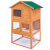 Casa de animales pequeños jaula conejera 3 niveles madera Vida XL