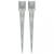 Picas de tierra 2 uds acero galvanizado plateado 12x12x89 cm Vida XL