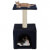 Rascador para gatos con poste de sisal 55 cm azul oscuro Vida XL