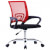 Silla de oficina con respaldo de malla y tela roja Vida XL