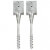 Picas de tierra 2 uds acero galvanizado plateado 12x12x56 cm Vida XL