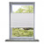 Plisse Persiana Blanco Cortina Plisada100X100cm Vida XL