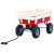 Carrito de mano de jardín rojo 150 kg Vida XL
