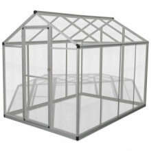 Pajarera exterior de aluminio 178x242x192 cm Vida XL