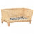 Cesta para perros con cojín sauce natural 50x33x35 cm Vida XL