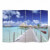 Biombo divisor plegable Playa 240x170 cm Vida XL