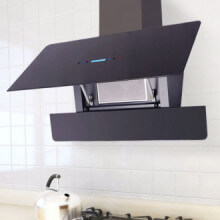 Campana extractora con pantalla táctil negro 900 mm Vida XL