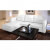 Sofá modular de 3 plazas de cuero artificial blanco Vida XL