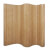 Biombo divisor bambú natural 250x195cm Vida XL
