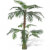 Árbol palmera artificial Cycus 150cm Vida XL