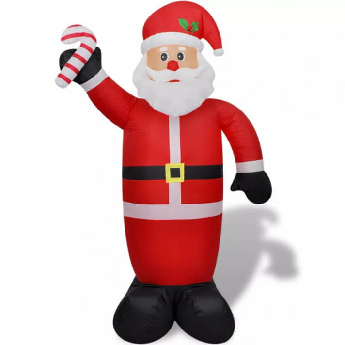 Papa Noel inflable, 240cm Vida XL