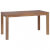 Mesa de comedormadera tecamaciza acabado natural 140x70x76cm Vida XL