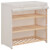Mueble zapatero con funda de tela blanco 79x40x80cm Vida XL