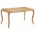 Mesa de comedor 135x75x76cm de madera maciza de mango Vida XL